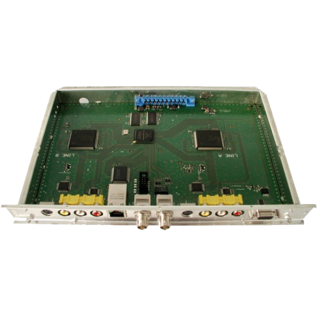 HDE 210 dvojitá kazeta pre prevod 2 AV signálov