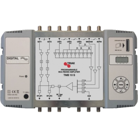 TMB-10S VHF I, FM, VHF III, UHF a 2x SAT zosilňovač