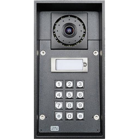 Helios IP FORCE 1 tlačítko, kamera, klávesnica, 10W reproduktor IP dverný vrátnik