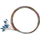 Pigtail 9/125 LCpc SM OS1 1,5m, balenie 12ks - farby SXPI-LC-PC-OS1-1,5M-12PCK