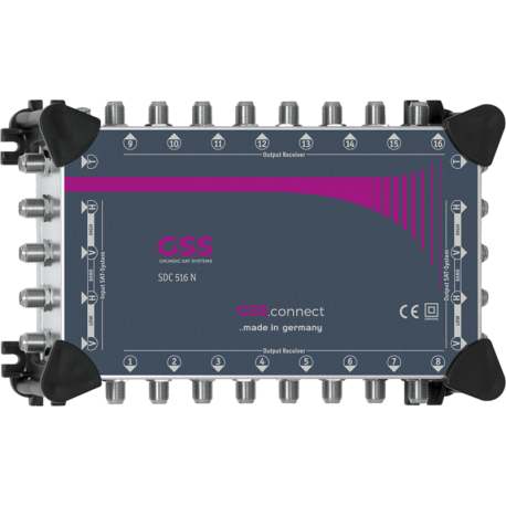 SDC 512 multiprepínač pre 12 satelitných prijímačov