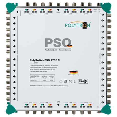 PSQ 1732 C Green-line kaskádový multiprepínač