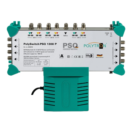PSQ 1308 P samostatný multiprepínač 13 vstupov, 8 výstupov